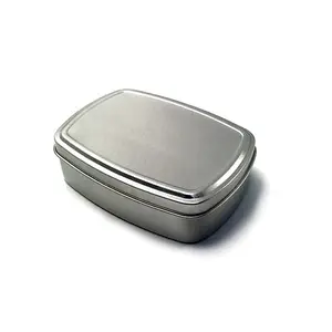 Wholesale Custom Sticker Travel Tin Packaging Square Soap Tin Box Logo Empty Metal Our Regular Sizes or Customized. Aluminum
