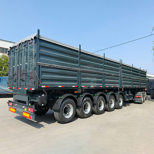 <span class=keywords><strong>Semirimorchio</strong></span> Ribaltabile Laterale a Doppio Scomparto in Stile Europeo, Utilizzato per il Trasporto di Grano e Sabbia - Product Image 5