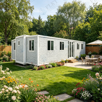 Villa modulaire préfabriquée de luxe extensible FLKT à double aile avec extensions combinées et multiples modules – Maison conteneur