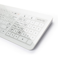 Clavier tactile médical en verre étanche IP67 avec souris intégrée, certifié CE/FCC