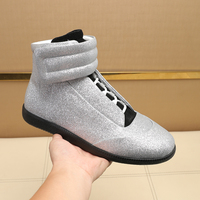 Chaussures de sport décontractées rétro à lacets de la marque M, bottes tendance pour hommes