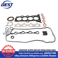 Kit complet de révision moteur : vilebrequin, bielles, pistons, segments, jeu complet de joints pour Hyundai Kia G4FJ 1.6L