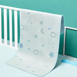 Kub cama refrescante infantil, esteira de berço 2021 de desenhos animados respirável para crianças de verão