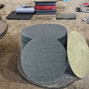 Kundenspezifische Runde SG-Keramik Klett- und PSA-Schleifscheiben, für das Schleifen von Nichteisenmetallen und die Oberflächenbehandlung, Holzbearbeitung - Product Image 6