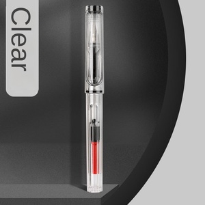 <span class=keywords><strong>Pluma</strong></span> Estilográfica de Plástico de Alta Calidad con Logotipo Personalizado para Estudiantes, Varios Colores, Punta de Acero Inoxidable, Venta al Por Mayor - Product Image 6
