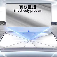 Pare-soleil rétractable en PVC pour pare-brise avant de voiture, protection contre les UV, isolation thermique, protection personnalisée avec logo, universel
