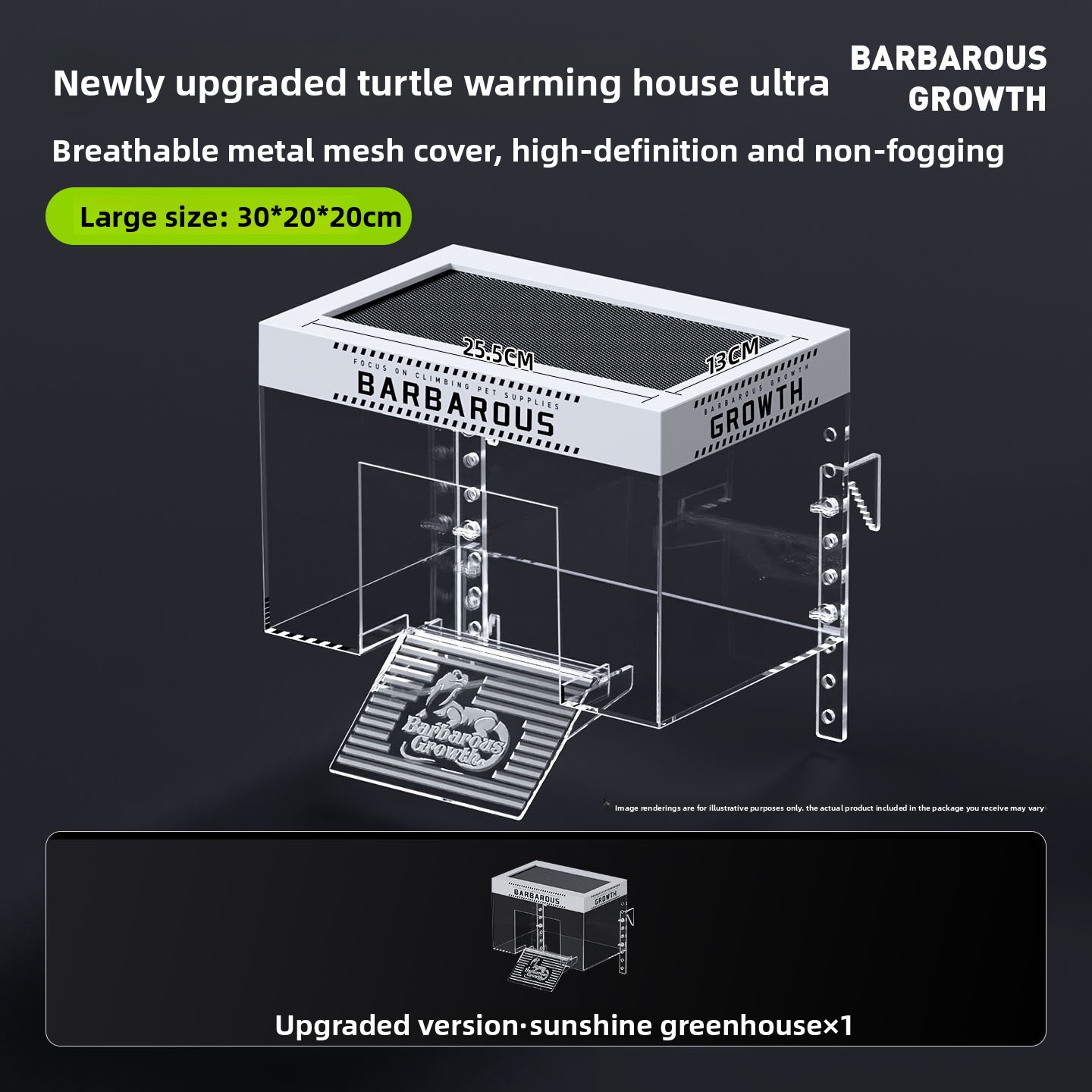 Nouvelle grande villa tortue [30*20*20cm]