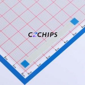 JS05A-10P-060-3-4 FFC Cable (Flexible Flat Cable) P=0.5mm Connector 10P 0.5mm 0.3mm Non-Inverting - Product Image 2
