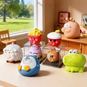 ของเล่นบีบสัตว์น่ารักแบบขายส่ง ของเล่นบีบคลายเครียด นุ่มนิ่ม รูปเพนกวิน กบ แกะ หอยทาก ของขวัญแปลกใหม่ - Product Image 3