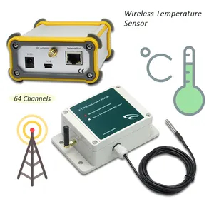 Up to 64 wireless sensors real-time wireless monitoring G7 iot gateway lora temperature sensor waterproof zigbee temperature sen