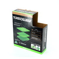 Boîte de présentation en carton ondulé sur mesure de haute qualité, recyclable, avec fenêtre, impression offset couleur, pour la vente au détail