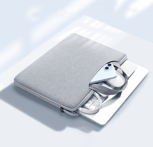 14/15 इंच बड़े पोर्टेबल ठोस लैपटॉप आस्तीन वाटरप्रूफ आकस्मिक टिकाऊ पॉलिएस्टर लैपटॉप बैग सरल व्यवसाय टिकाऊ - Product Image 1