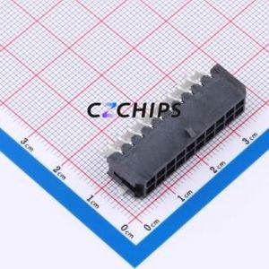 WB5557W-200R-0W Wire-to-Board Pin Header SMD,P=3mm,Horizontal Mount Connector 2x10P 3mm Horizontal Mount Micro-Fit (MX 3.0) - Product Image 1