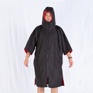 Custom Design Windproof <strong>Dry</strong> Surf Robe <strong>Coat</strong> Men Women Changing Robe Waterproof Children <strong>Swim</strong> Parka - Product Image 5