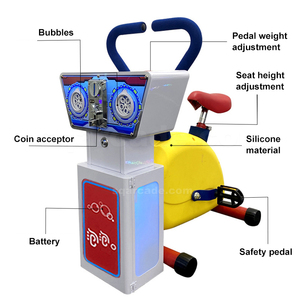 Máquina de juego <span class=keywords><strong>arcade</strong></span> para niños, vehículo eléctrico que funciona con monedas y soplado de burbujas, para entretenimiento - Product Image 4