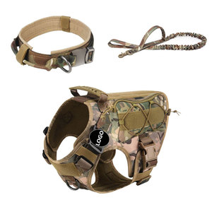 Set Aksesoris Anjing Desain Kreatif Taktis Label Pribadi dengan Motif Anak Anjing, <span class=keywords><strong>Harness</strong></span> Latihan untuk Anjing - Product Image 3