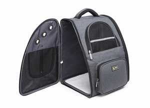 <span class=keywords><strong>Sac</strong></span> à <span class=keywords><strong>dos</strong></span> de transport <span class=keywords><strong>pour</strong></span> animaux de compagnie à roulettes, respirant et confortable, avec roues amovibles, fermeture éclair tendance, motif uni, <span class=keywords><strong>sac</strong></span> de voyage - Product Image 2