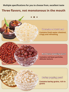 <span class=keywords><strong>Perles</strong></span> d'éclatement de châtaigne d'eau instantanée d'approvisionnement d'usine Popping Bobo Pearls for Milk <span class=keywords><strong>Tea</strong></span> <span class=keywords><strong>Bubble</strong></span> <span class=keywords><strong>Tea</strong></span> Box Bag Options d'emballage en vrac - Product Image 5