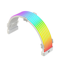 Cool Moon ordinateur émettant de la lumière ARGB ligne néon 8P/24PIN boîtier de carte mère barre lumineuse décoration de panneau de lampe en Stock en boîte