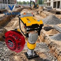 Prix usine Compacteur vibrant à essence 70 kg 6,5 CV pour espaces confinés avec certifications EPA et CE