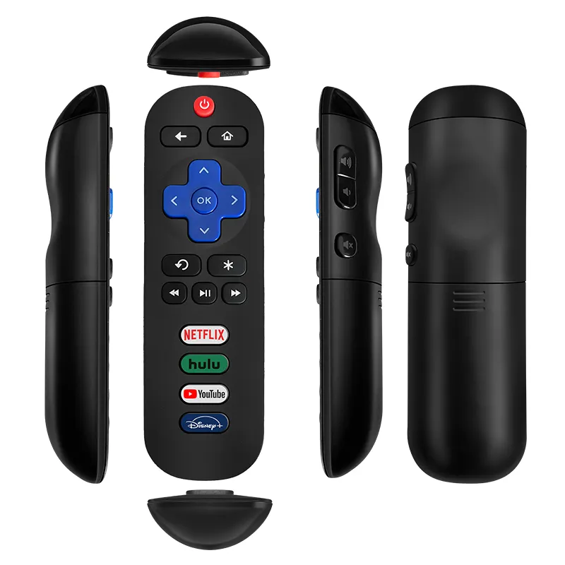 New Popular 17keys Controles TV Remote Control for Roku TV TCL Hisense Onn Sharp Element Westinghouse Philips Roku Smart TVs