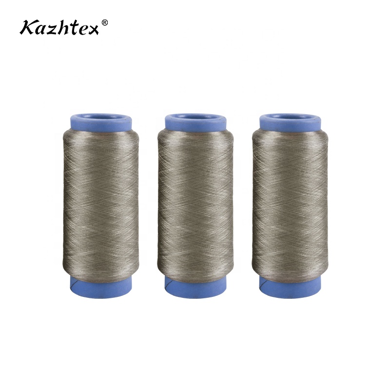 Anti odor silver fiber conductive antibacterial spandex yarn