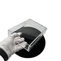 Support de Présentation Moderne de Luxe en Acrylique pour Boîte de Jeu N64, Haute Transparence, Épaisseur 4MM, Couvercle Coulissant, Surface Polie, Écologique