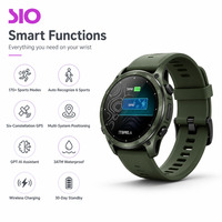 Montre connectée AMOLED 51 mm, écran 1,43 pouces 466 x 466, étanche 3 ATM, GPS 6 satellites, batterie 530 mAh, 30 jours d'autonomie, vente en gros de montres connectées