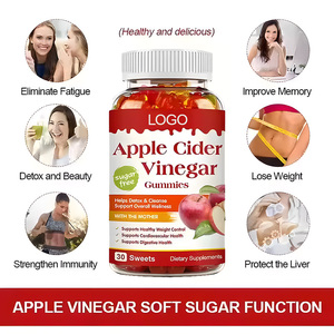 Chế độ ăn uống bổ sung đường miễn phí APPLE CIDER dấm Gummies hỗ trợ tiêu hóa và giải độc Gummy kẹo - Product Image 5