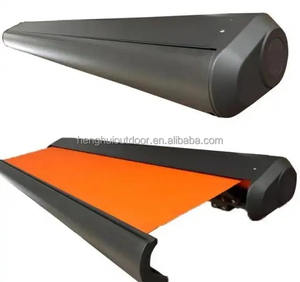 공장 제조 LED 조명 개폐식 차양 야외 방수 자동 개폐식 차양 태양 보호 천막 - Product Image 3