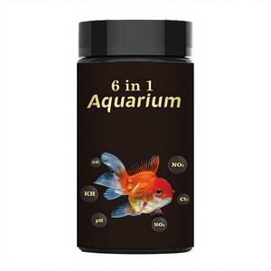 Lot de 6 bandelettes de test de qualité de l'eau en plastique de 150 ml pour <span class=keywords><strong>aquarium</strong></span>, étang, aquaculture, tortue, lézard, crevette - 1 bandelette par paquet - Product Image 3
