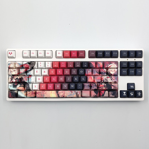 Anime Thăng Hoa Tùy Chỉnh Keycaps PBT Anh Đào Và Maple Cho Kamisato Ayaka Hu Tao Bàn Phím Cơ Khí Với Độc Đáo Keycap - Product Image 1