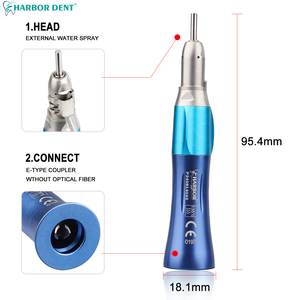 1pcs低速牙科手机，直鼻/对角2/4孔6色空气涡轮微电机6色 - Product Image 4