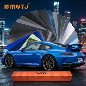 Película de TPU de alto brillo MOTJ para cambio de color, azul estrellado metálico líquido, 1.52x16M, autoadhesiva y autorreparable para mayoristas y concesionarios de automóviles. - Product Image 1
