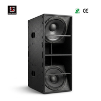 Subwoofer Doble Lase Sound de 21 Pulgadas, 3000W RMS, 6000W Pico, 27Hz, Neodimio, Bajo de Gran Formato para Sistema de Conciertos