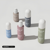 Flacon cosmétique PETG personnalisé de qualité supérieure, couleur personnalisée, pour lotion, sérum, tonique, spray, pompe, 100/120 ml, emballage imprimé à l'écran
