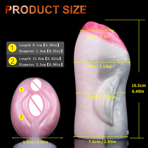 Yocy Groothandel Pocket Pussy Dier Realistische Masturbator Simulatie Dolfijn Vaginale Zak Pussy Vibrator Masturberen Voor Mannen - Product Image 2