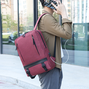 Precio al por mayor Universidad antirrobo Laptop Mochila Bolsa Set con carga USB de gran capacidad para hombre Mochila Casual Bolsa para la escuela - Product Image 4