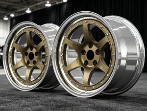 Cerchi Auto Forgiati GS a 3 Pezzi Lucidati a Specchio da 21, 19, 18, 20 Pollici 5x114.3 5x112 5x120 per Mercedes, BMW, RR, Benz - Product Image 2