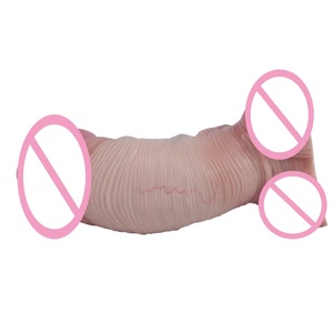 ORALSX Dildo de Silicona Flexible de Gran Calibre, Color Piel, Enorme Dildo, Tapón Anal, Pene Artificial Realista para Mujeres, Juguetes Sexuales - Product Image 4