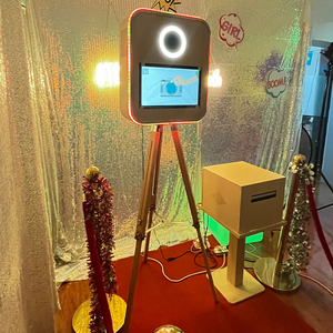 New <strong>Design</strong> Photobooth Wedding Wood Vintage Photo Booth Price Wholesale Retro Wooden Photo Booth <strong>Machine</strong> With Printer and Camera - Product Image 1