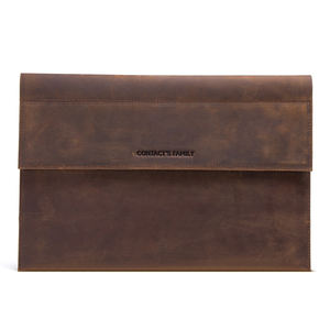 Funda elegante de cuero genuino para portátil para iPad <span class=keywords><strong>Pro</strong></span> 12 9 2020 <span class=keywords><strong>2021</strong></span> <span class=keywords><strong>MacBook</strong></span> <span class=keywords><strong>Pro</strong></span> 14 16 pulgadas Air M2 <span class=keywords><strong>15</strong></span> 2023-protección elegante - Product Image 5