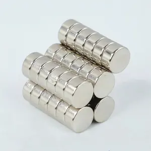 China Manufacturer NdFeB Magnet Strong Permanent Magnet N52 Cylinder Magnet Magnetic Material Free Sample