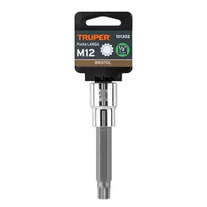 กล่อง 6 ช่อง บล็อกขันน็อตแบบยาว M12, ขนาด 1/2 นิ้ว, ยี่ห้อ TRUPER - Product Image 4