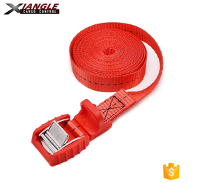 350kg1インチポリエステルステンレス鋼金属卸売カムバックルタイダウンカーゴラッシングストラップ、プラスチックカバー付き - Product Image 4
