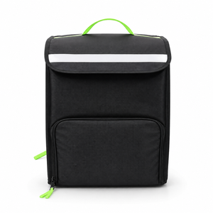 Sac à dos isotherme pliable pour la livraison de nourriture, sac thermique étanche avec séparateurs réglables pour DoorDash Uber Eats - Product Image 1