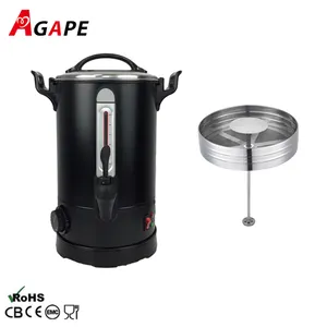 Commercial Coffee Boiler Maker Double Wall Stainless Steel Coffee Percolator Electric Coffee Urn
