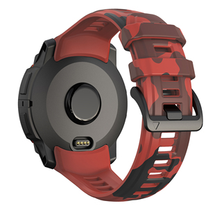 Eraysun Bracelet de montre imprimé camouflage 22mm 26mm pour Garmin Instinct 3 Bracelet de montre souple en <span class=keywords><strong>caoutchouc</strong></span> sport réglable étanche - Product Image 3