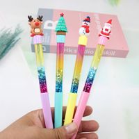 Stylos gel à encre noire Yilan Q8 personnalisables avec logo, modèle tendance, largeur d'écriture 0,5 mm, mignons et créatifs, stylo étudiant à paillettes liquides