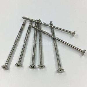 M4 M5 M6 201 Stainless Steel Flat Head Phillips Tapping Screws For Wood Metric Right Hand Grade 2 Sink Head Screw - Product Image 3